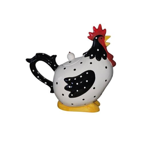Vintage Home Interiors Checken Hen & Chick Ceramic Teapot - Picture 6 of 6
